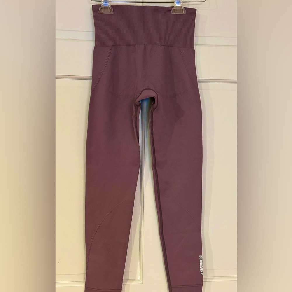 DOYOUEVEN hyper flex seem less leggings dusty rose color Sz M - Picture 4 of 8